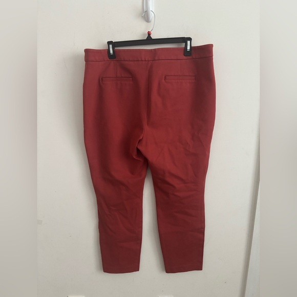 Boden Women's 16/18R Hampshire 7/8
Pants Flat Front Dress Ankle Orange Career - Picture 4 of 9